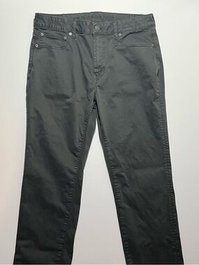 American Eagle Original Straight Leg Pants, Flex, 34x34, Gray